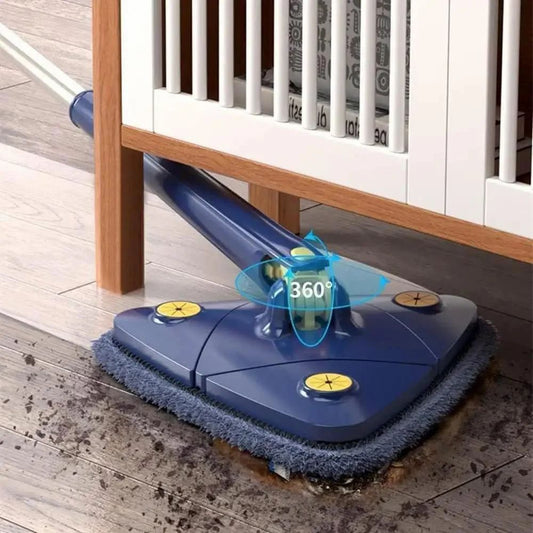 360 degree rotatable triangle mop stainless steel